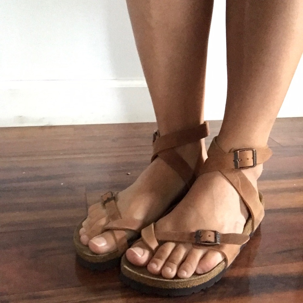 Birkenstock ankle strap sandals